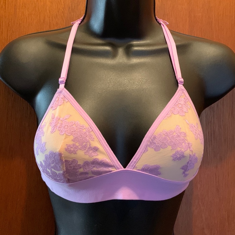 NWOT PINK bra size small